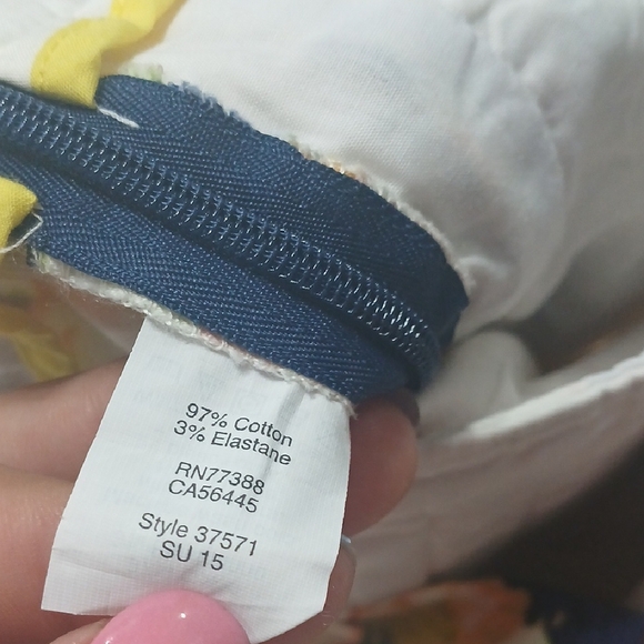 J. Crew High Waist Pink and Green Floral Shorts - Picture 3 of 14